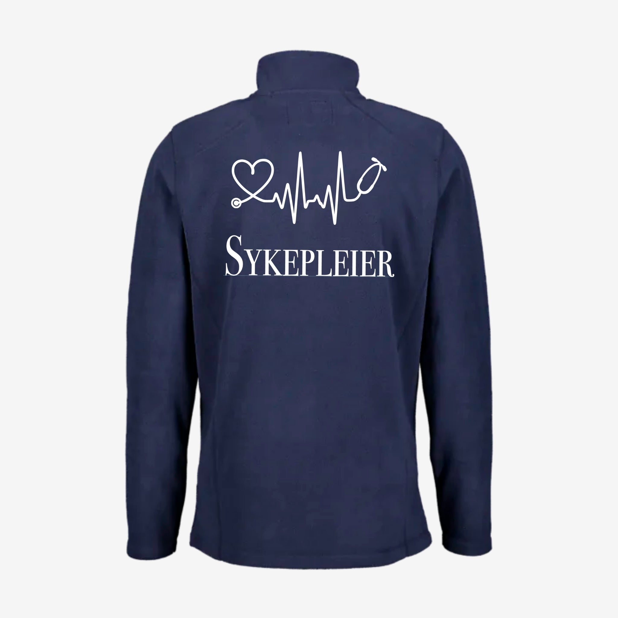 Sykepleier - Fleecejakke med personlig trykk