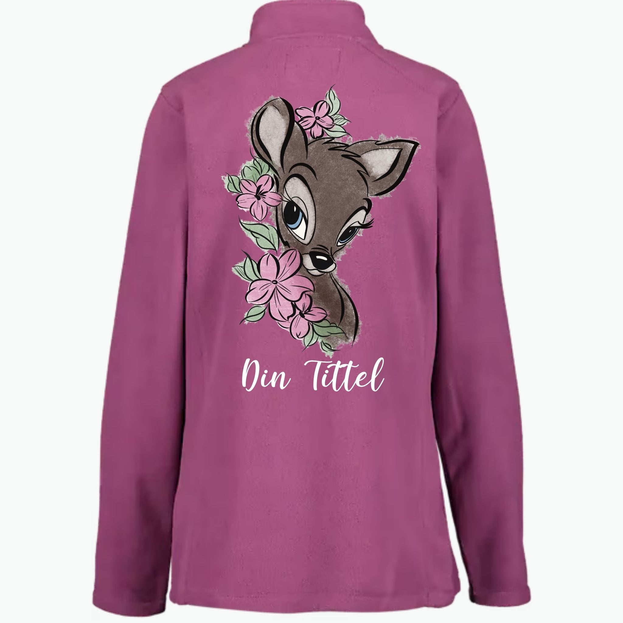 Bambi - Fleeecejakke med personlig trykk
