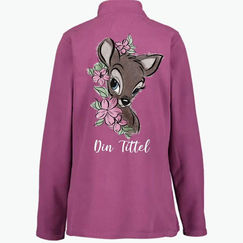 Bambi - Fleeecejakke med personlig trykk