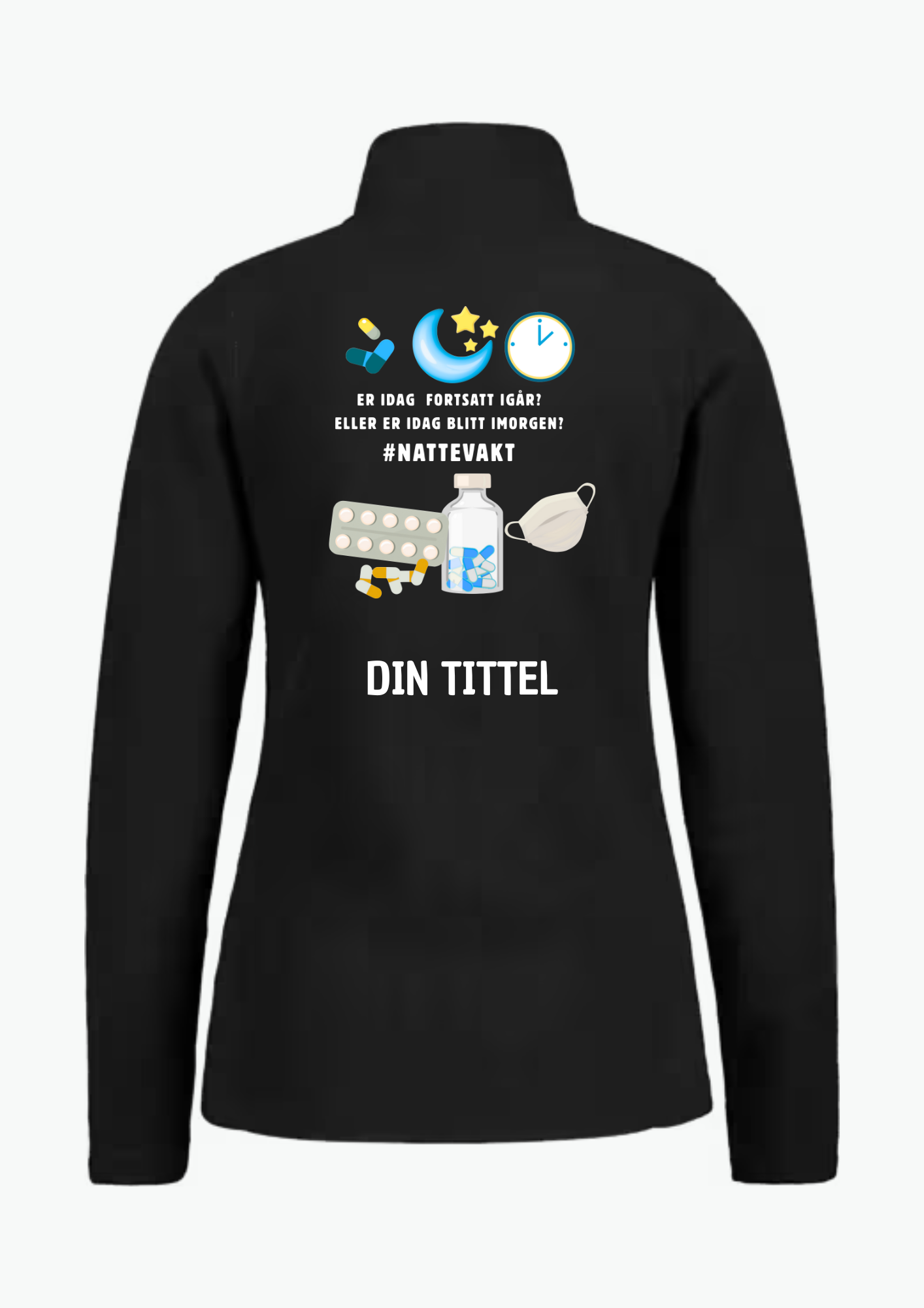 NATTEVAKT - Fleecejakke for menn