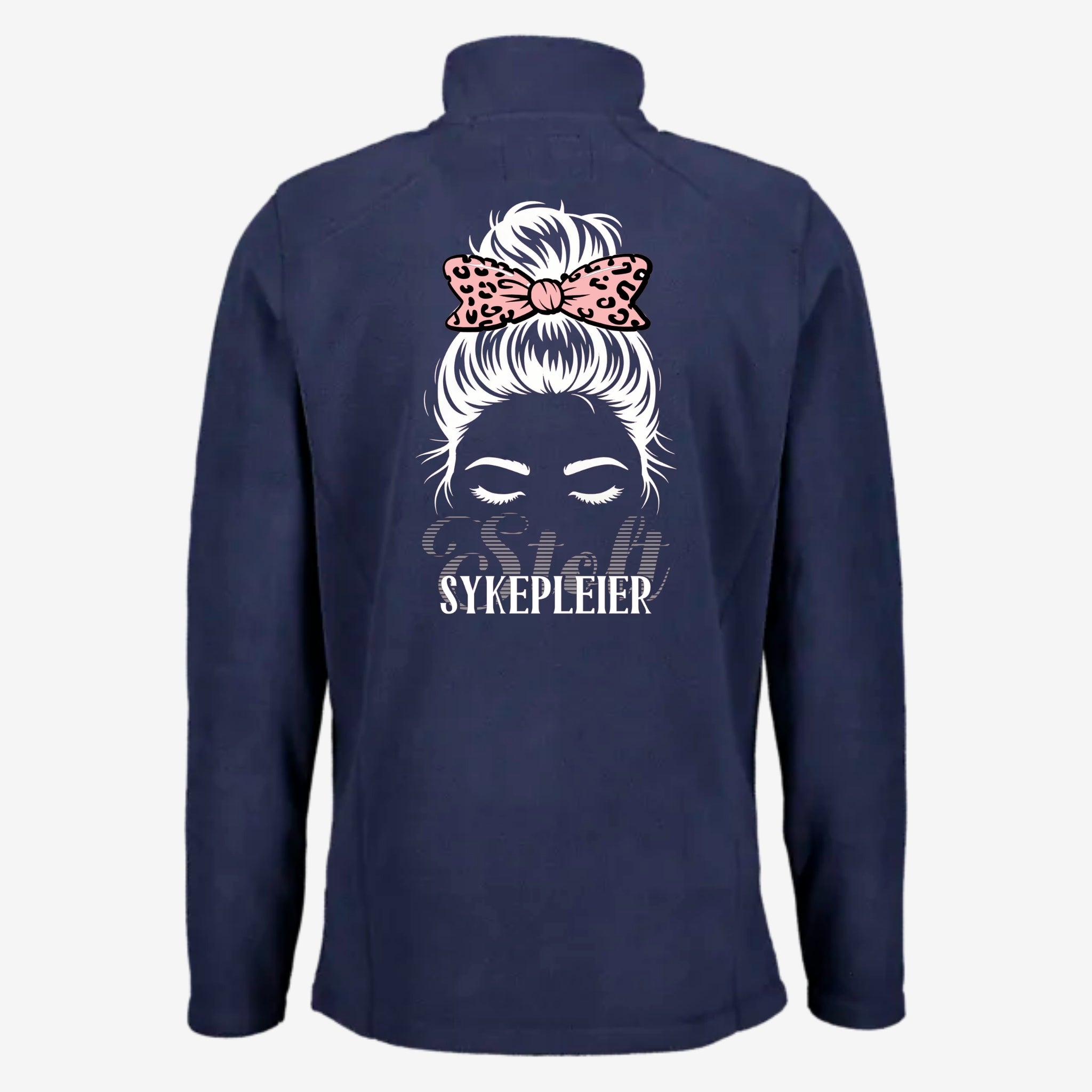 Stolt Sykepleier - Fleecejakke med personlig trykk