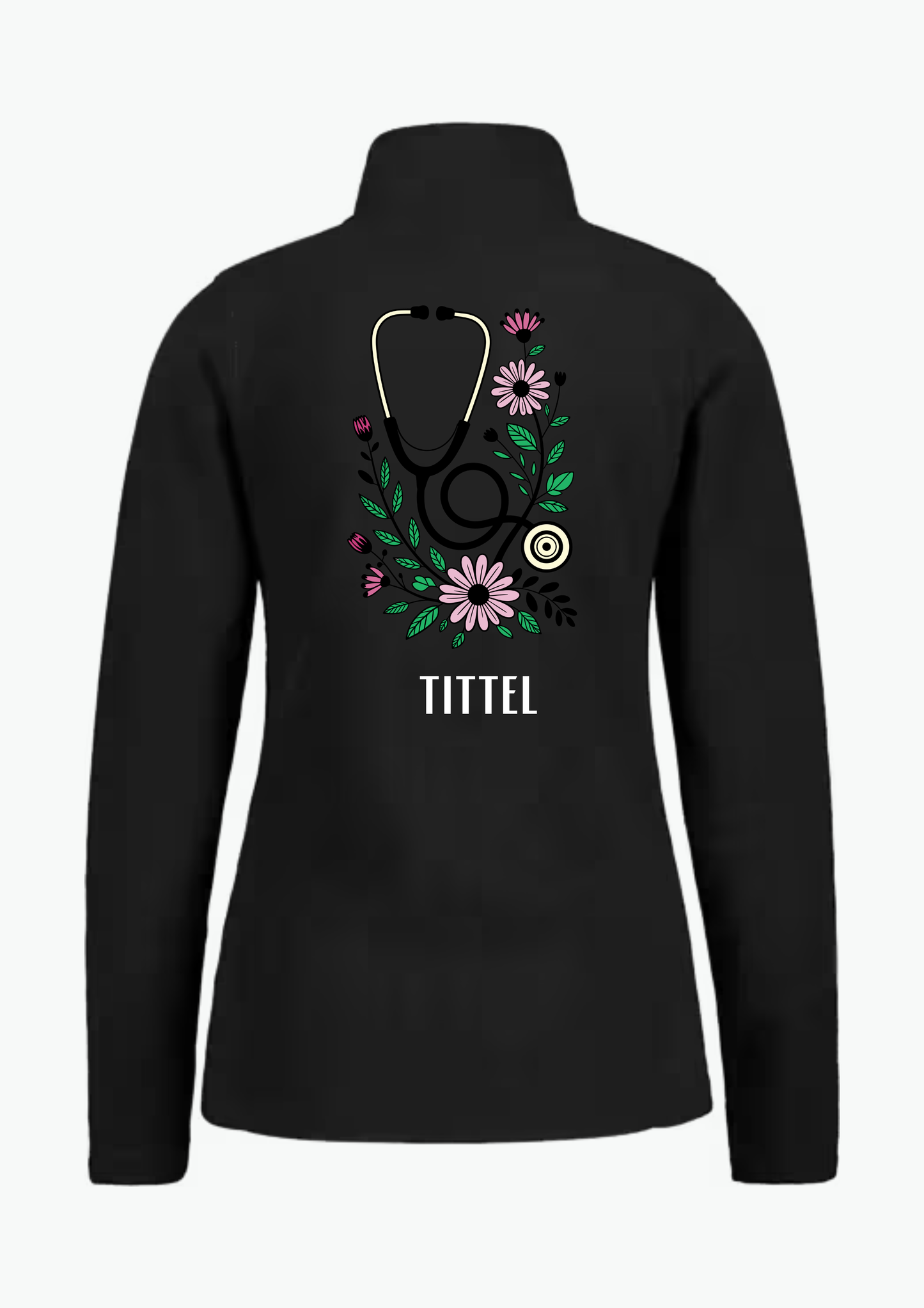 🌸 Floral - Fleecejakke