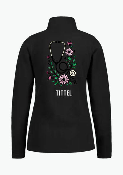 🌸 Floral - Fleecejakke