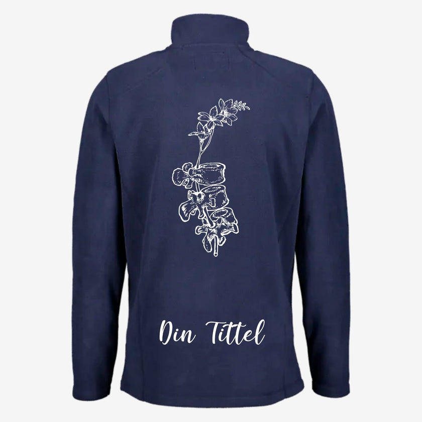 Virvel- Fleecejakke med personlig trykk
