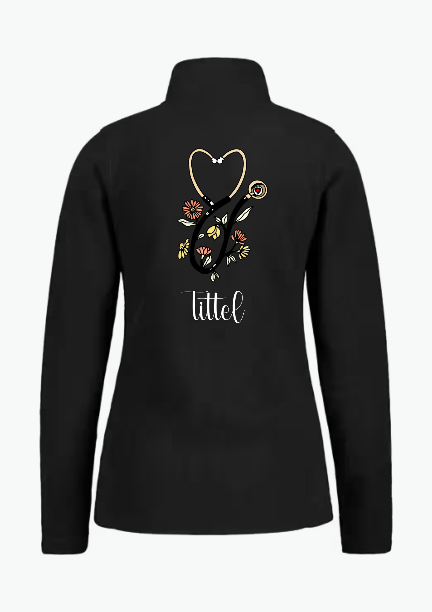 🌼 “Stetho Bloom” Fleecejakke