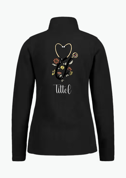 🌼 “Stetho Bloom” Fleecejakke