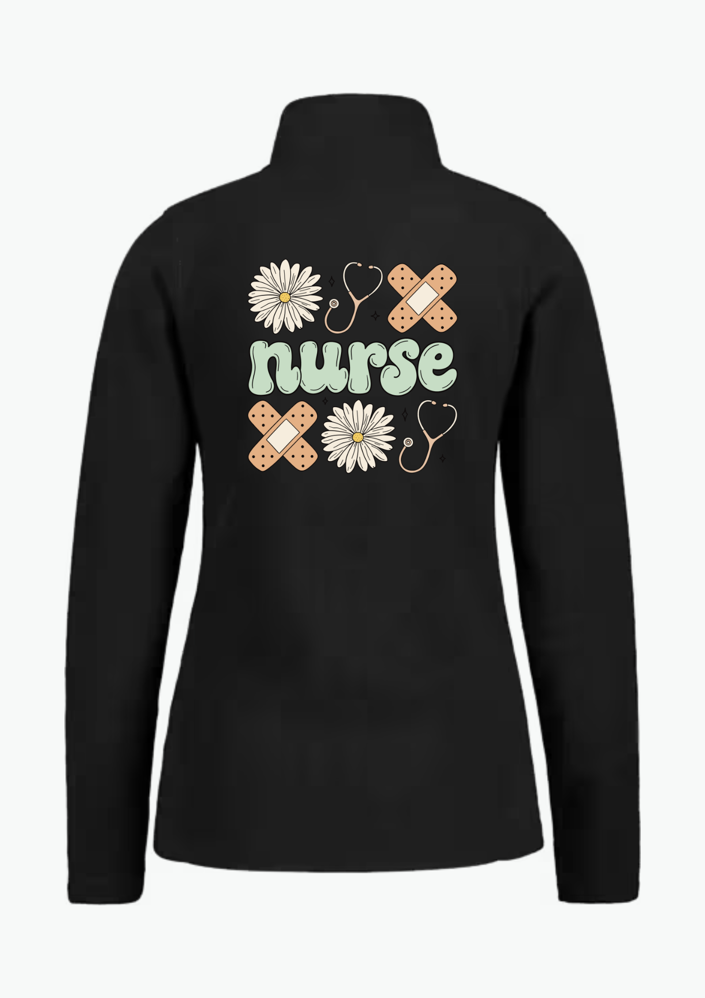 🌼 “Retro Nurse” – Bandage & Daisy Edition