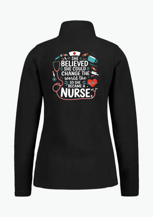 💙 "She Believed She Could" – Fleece