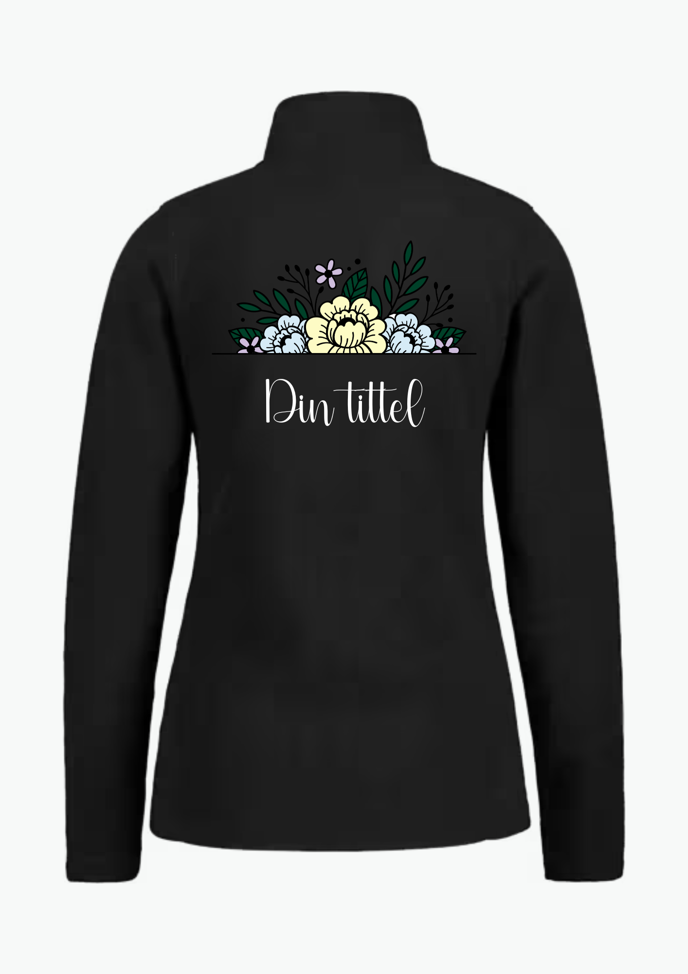 Half a flower - Fleecejakke