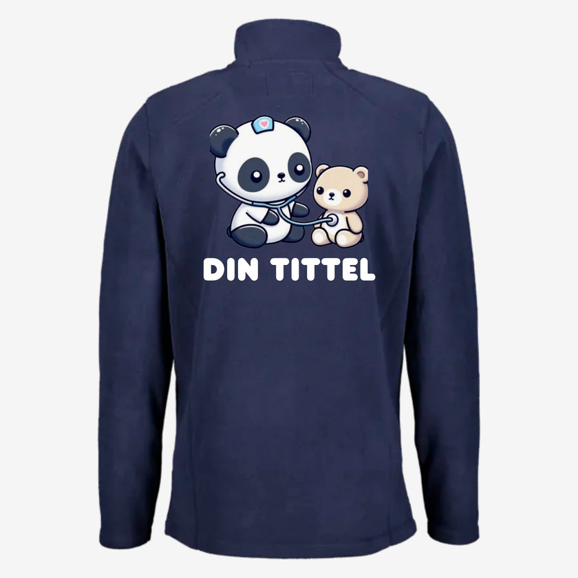 Sweet Panda - Fleecejakke med personlig design