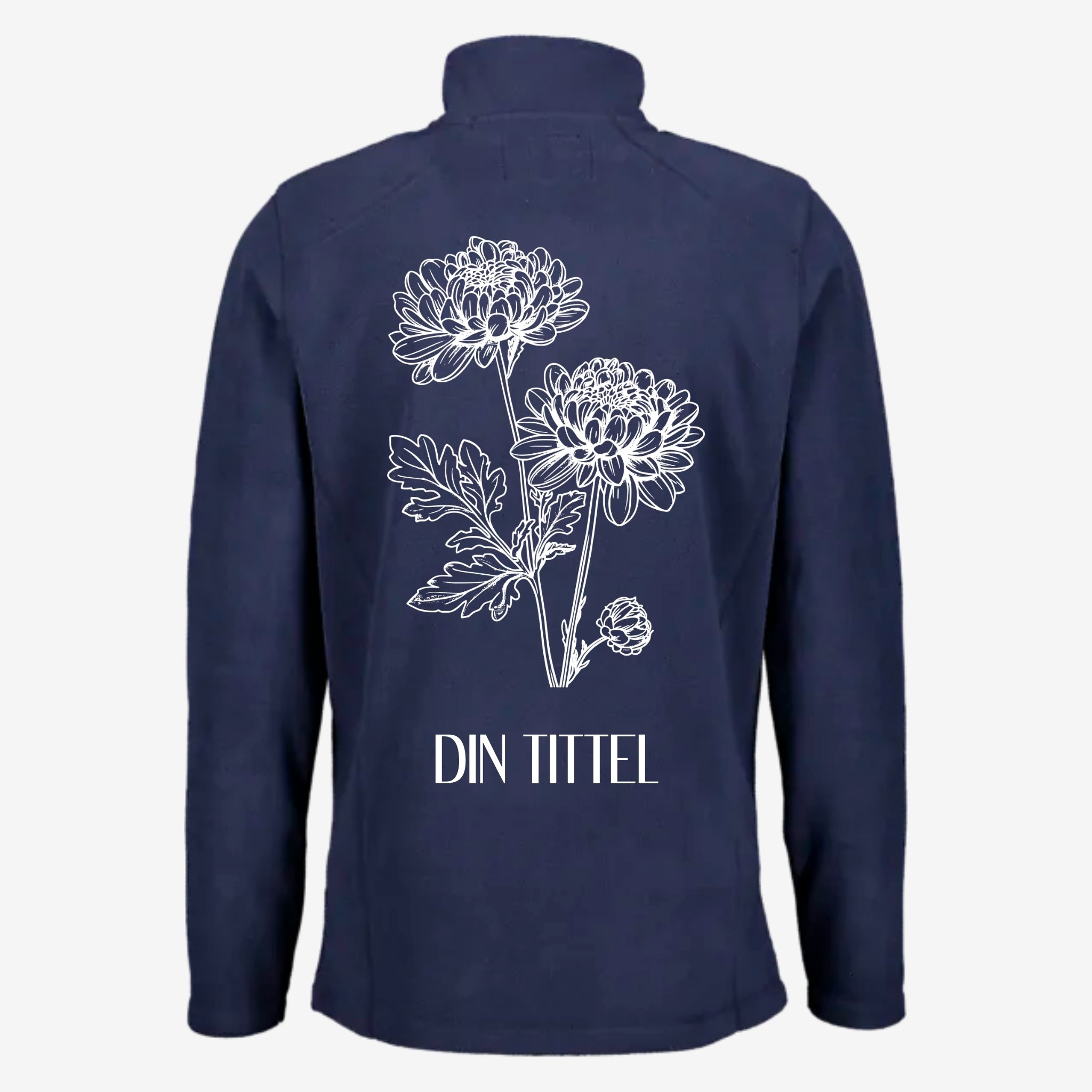 Dahlia - Fleecejakke med personlig trykk
