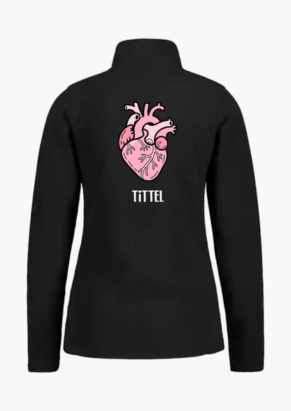 💗 “Anatomical Heart” Fleecejakke