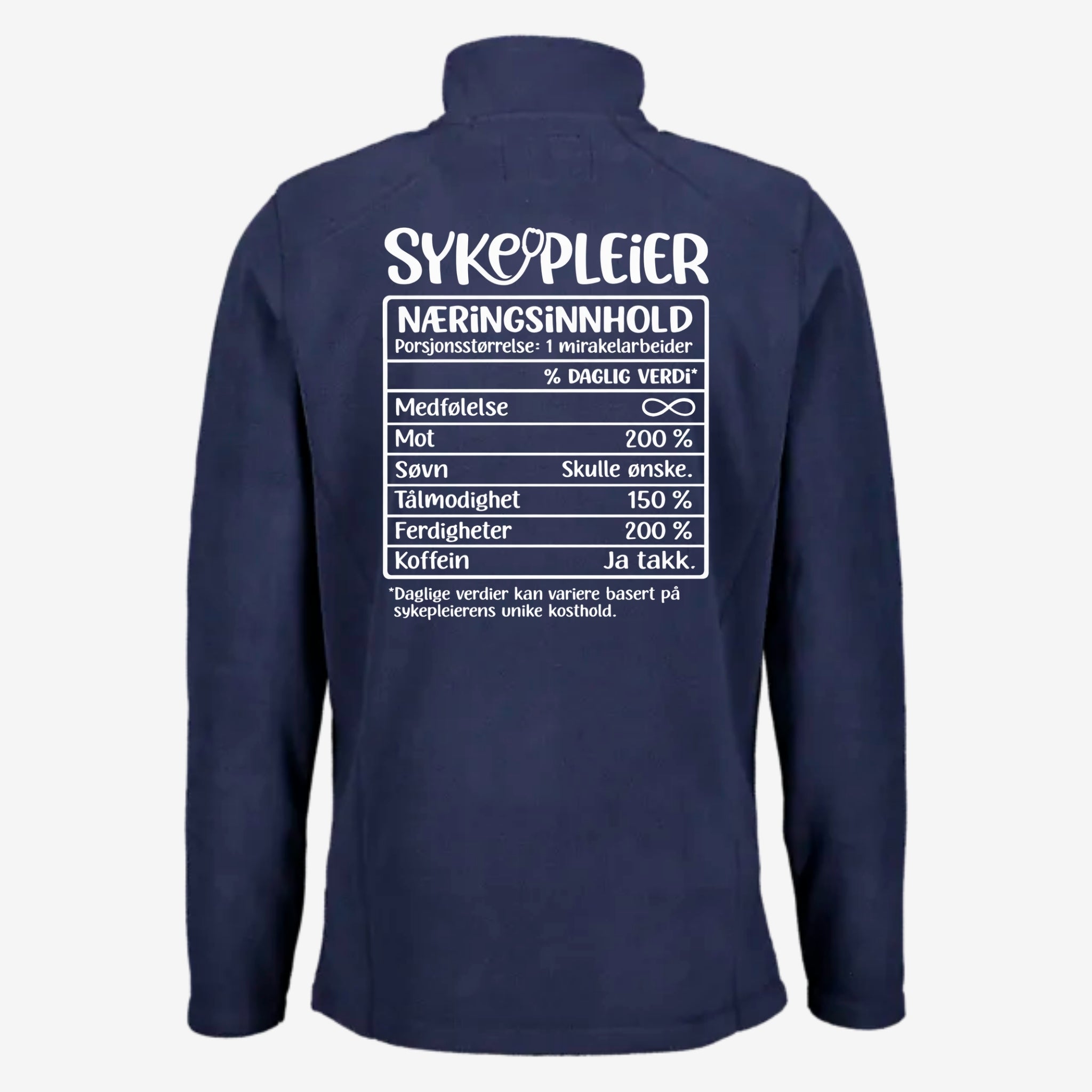 Sykepleier Nutrition - Fleecejakke