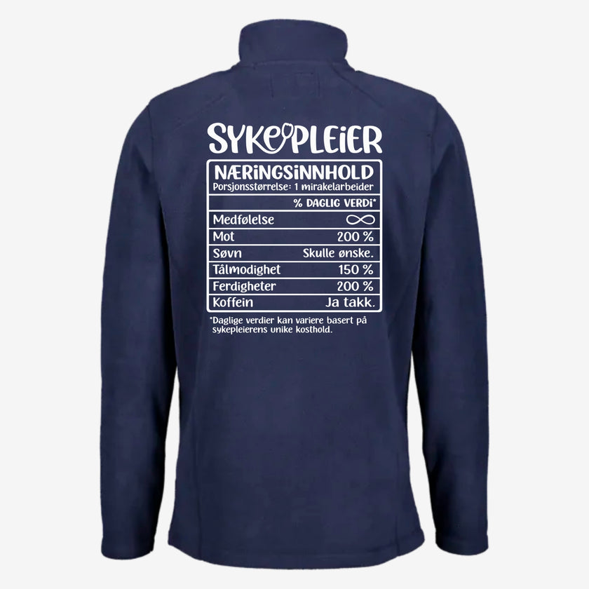 Sykepleier Nutrition - Fleecejakke
