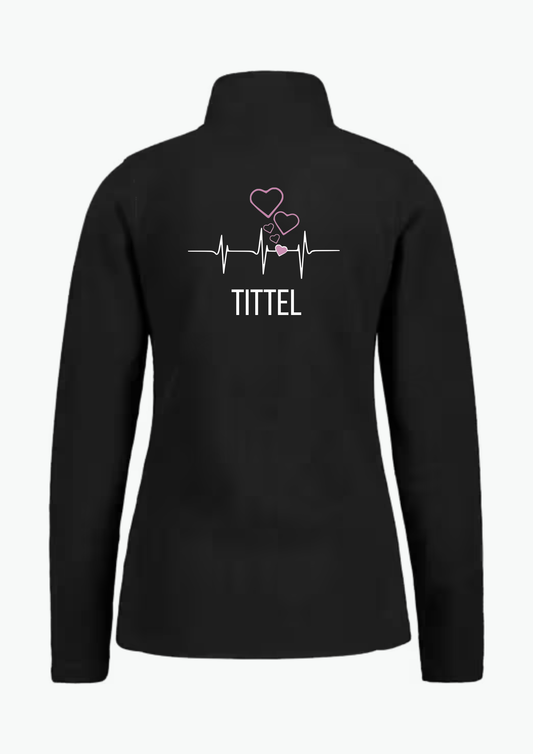 ❤️ “Heartbeat Love” Fleecejakke