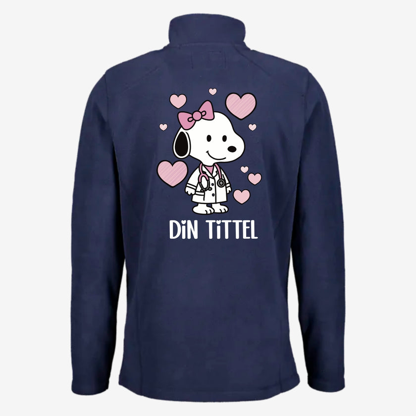 Snoopy Girl - Fleecejakke med personlig trykk