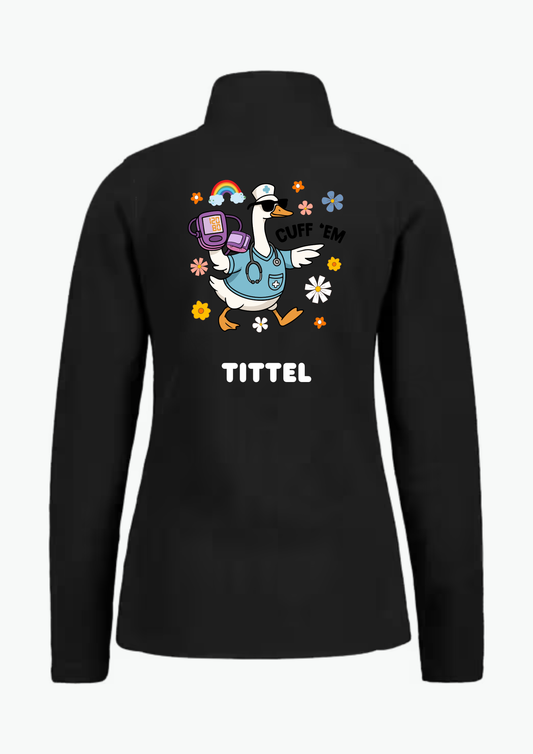 🦢 “Cuff ’Em” Fleecejakke