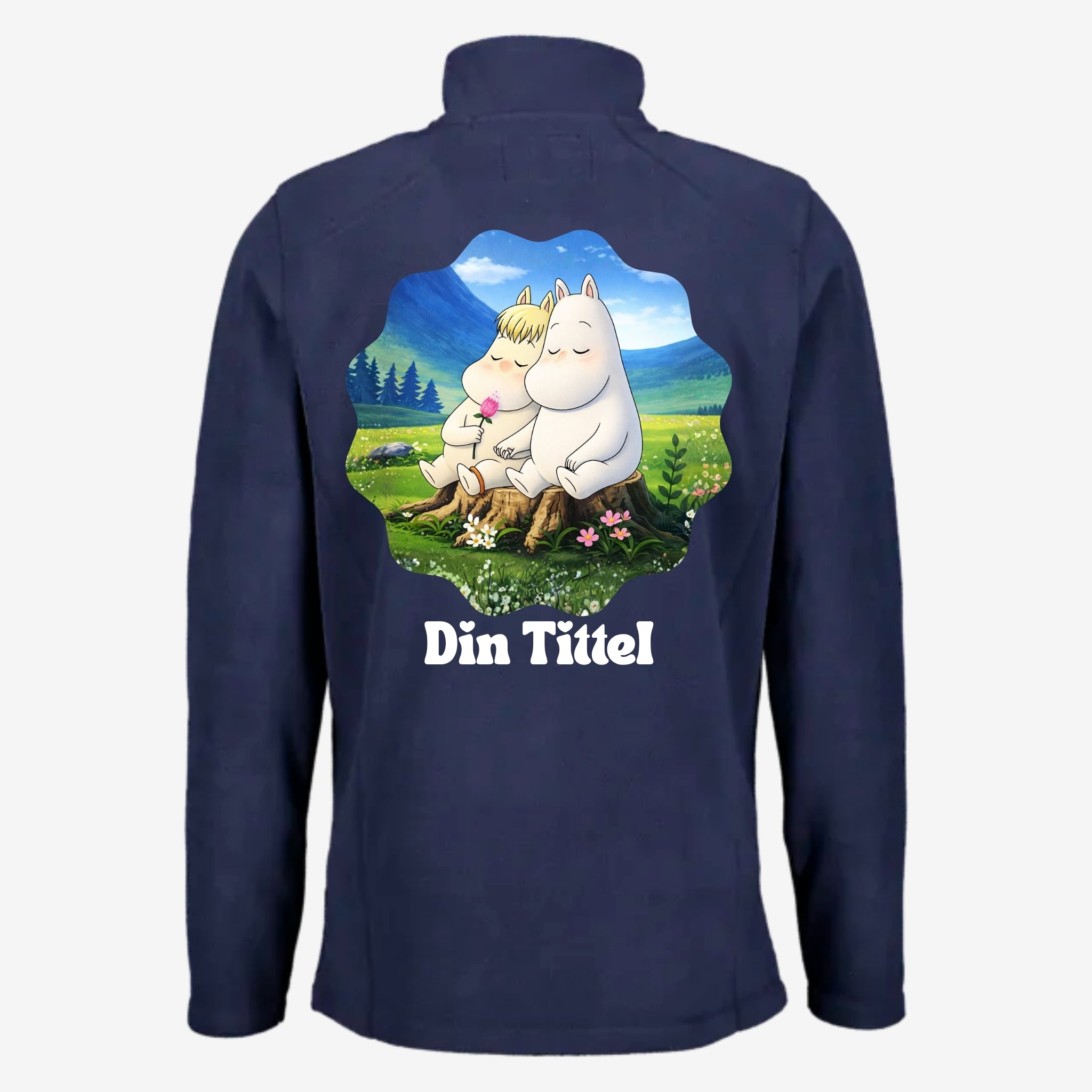 Mumi- Fleecejakke med personlig trykk