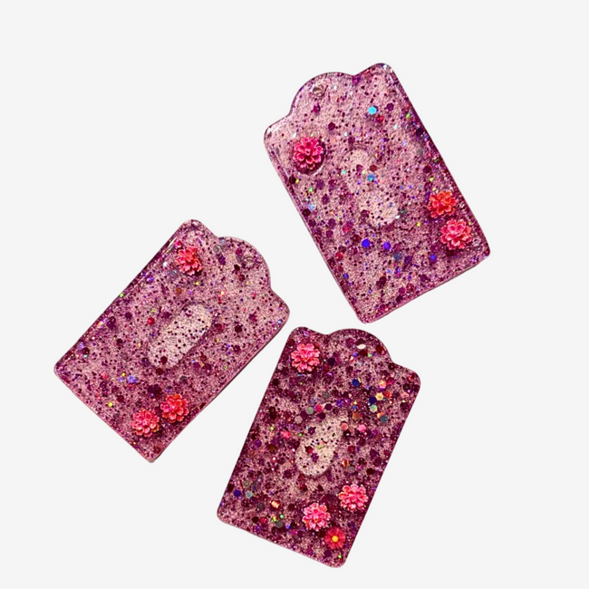 Pink Sparkle - ID-Kortholder