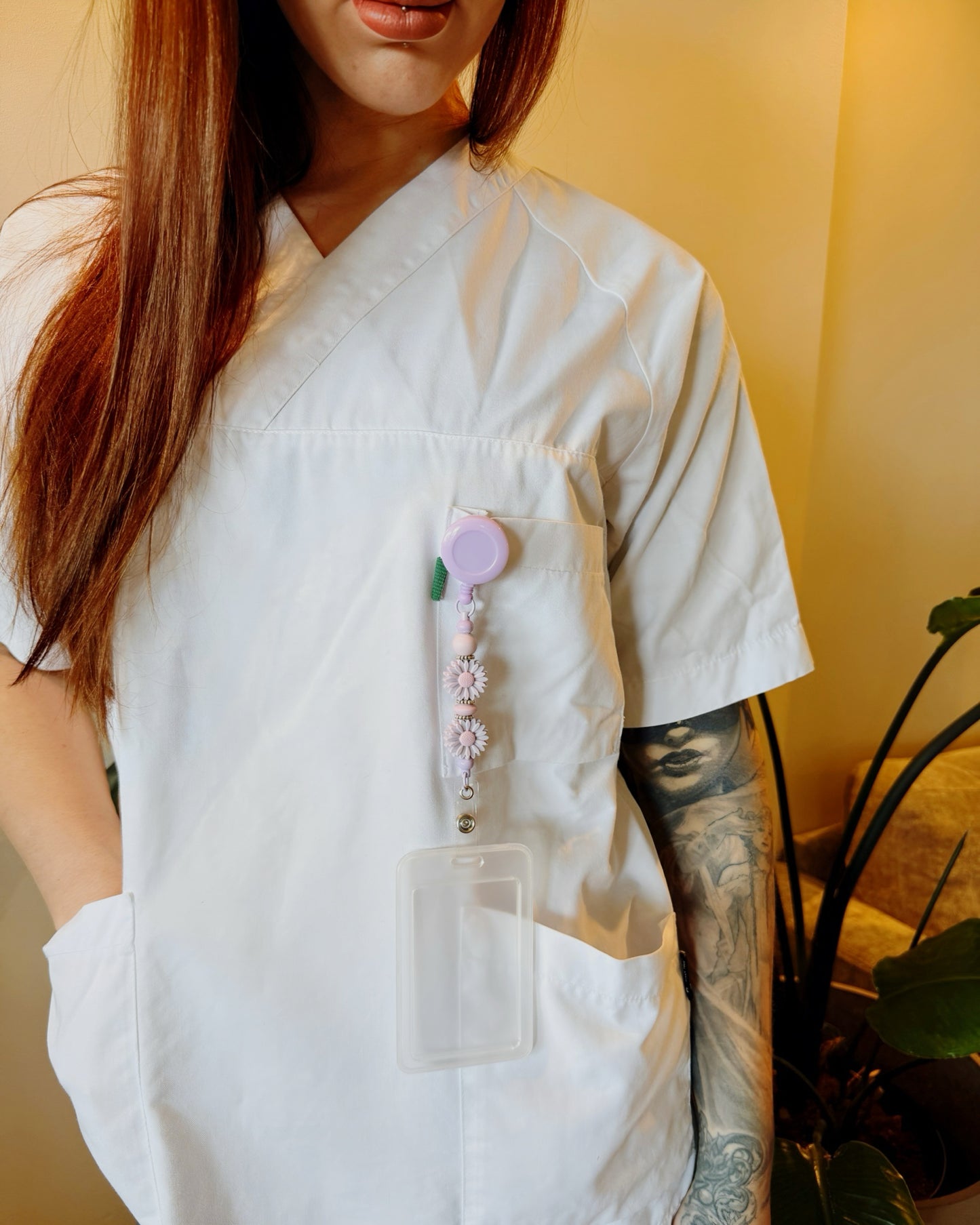 💜 “Lilac Daisy” – Perla kortjojo