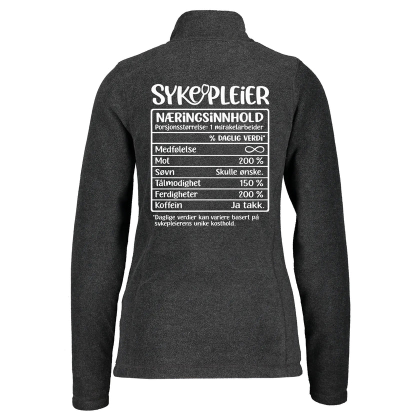 Sykepleier Nutrition - Fleecejakke