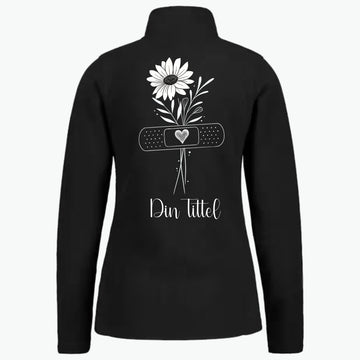 Simple Flower - Fleecejakke med personlig trykk