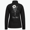 Simple Flower - Fleecejakke med personlig trykk