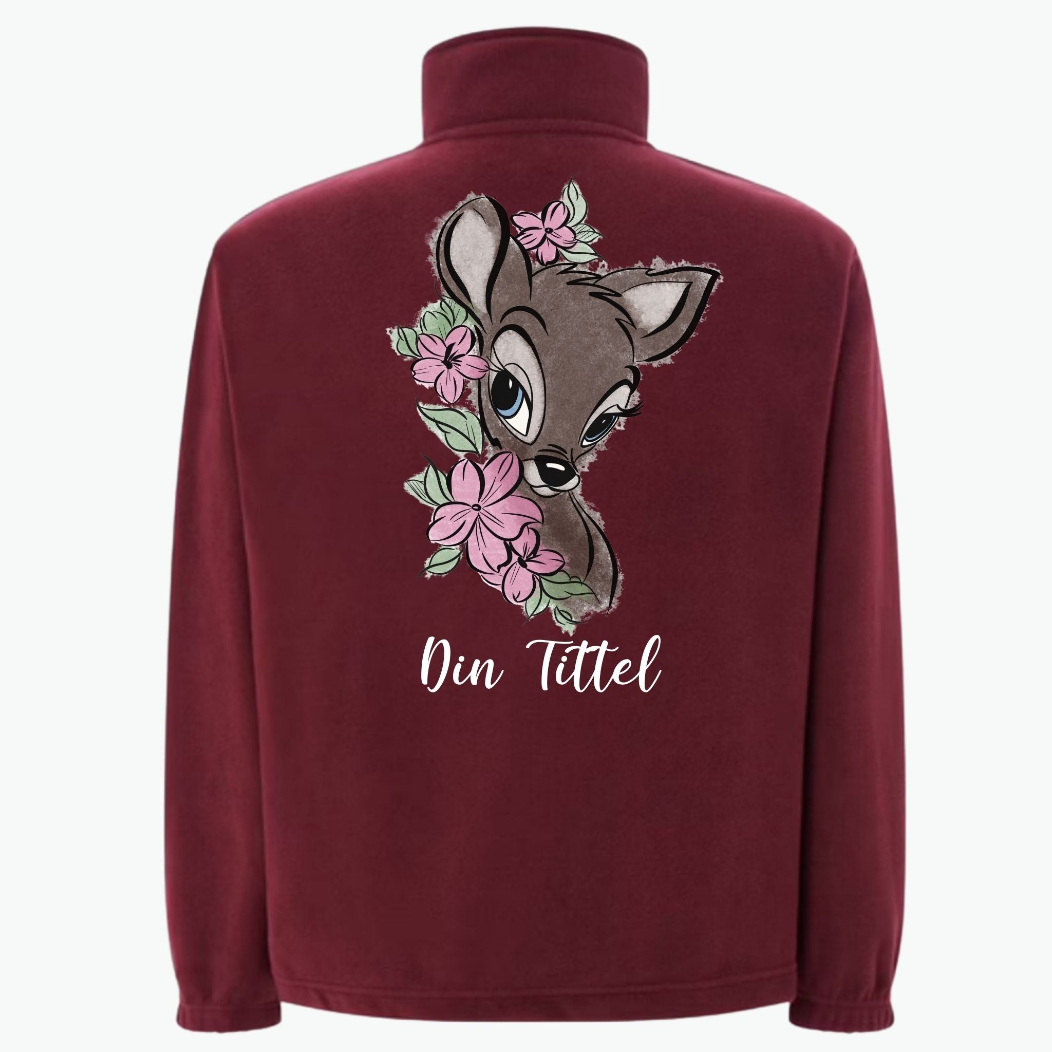 Bambi - Fleeecejakke med personlig trykk