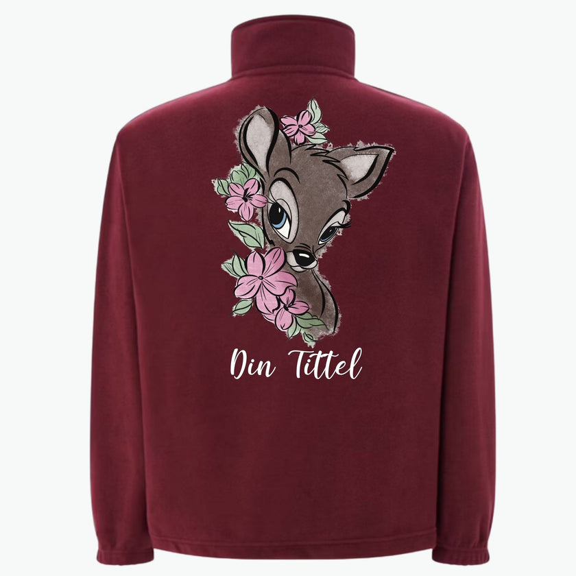 Bambi - Fleeecejakke med personlig trykk