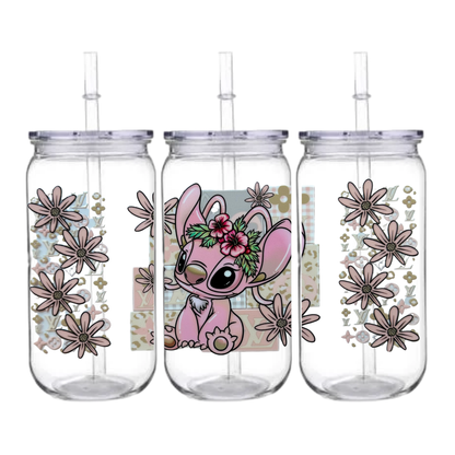 Angel - Snowglobe tumbler