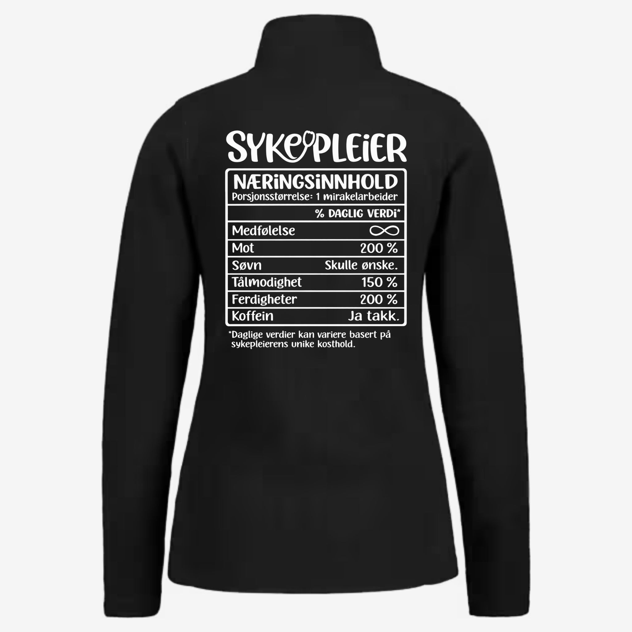 Sykepleier Nutrition - Fleecejakke