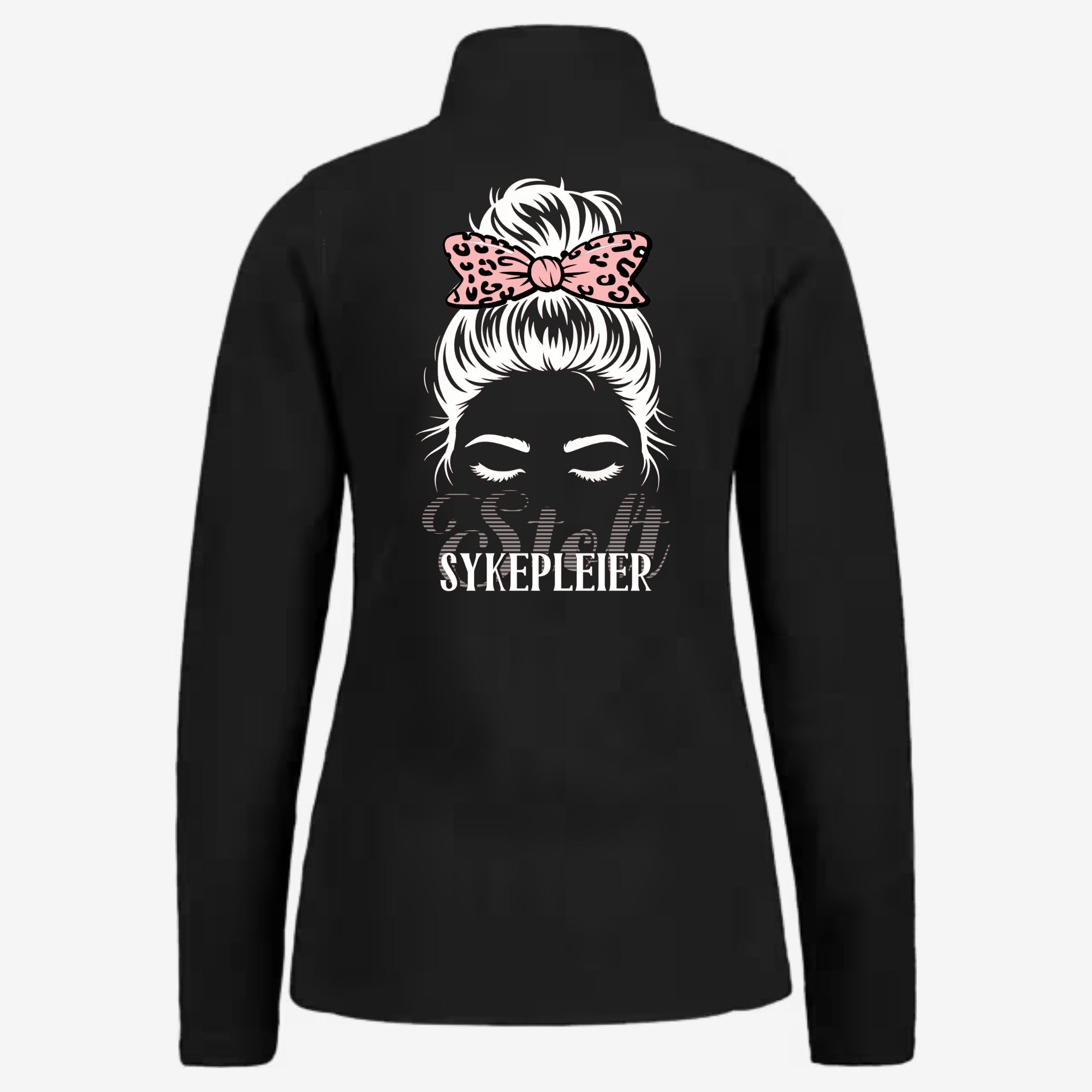 Stolt Sykepleier - Fleecejakke med personlig trykk