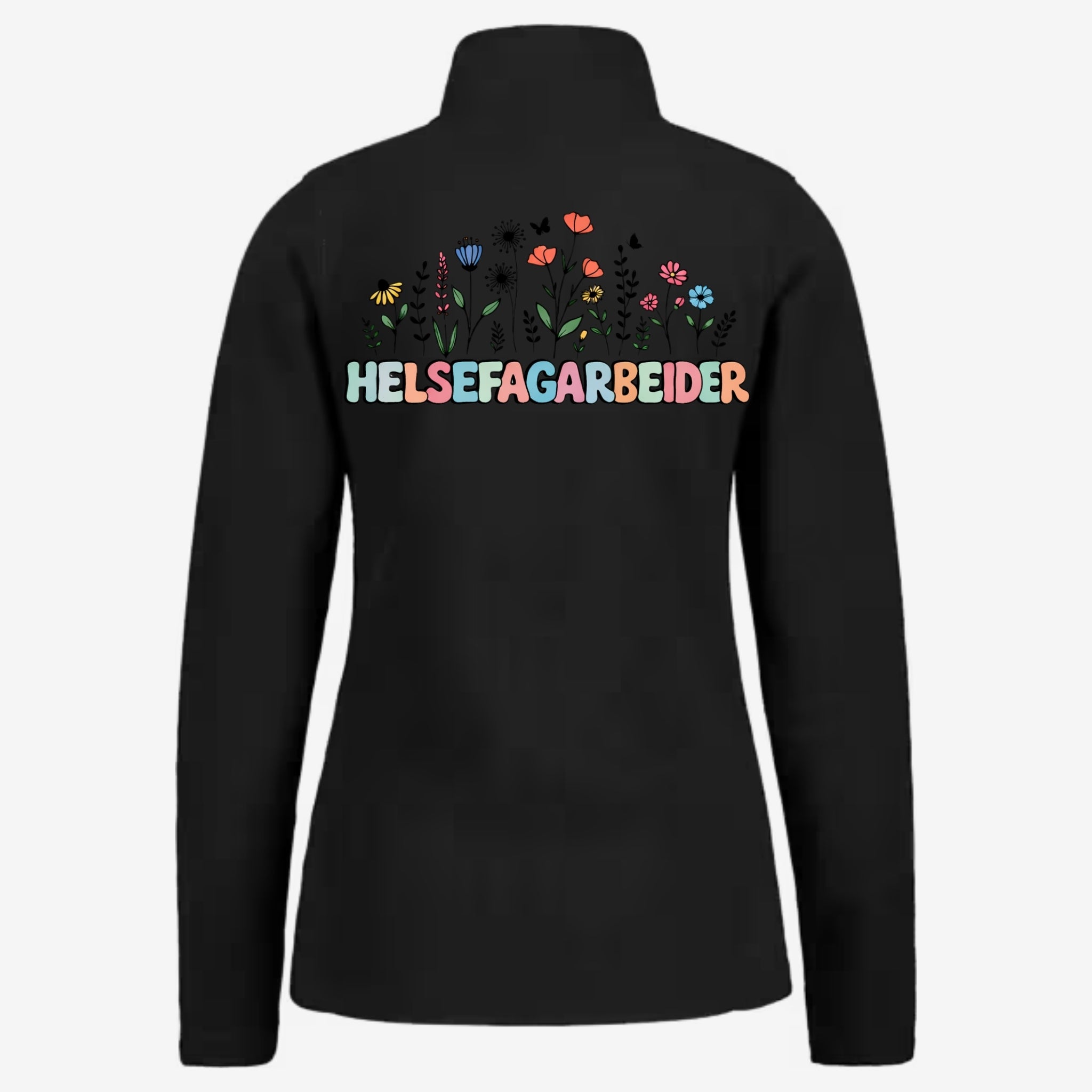 Blomsterarbeider - Fleecejakke med personlig trykk