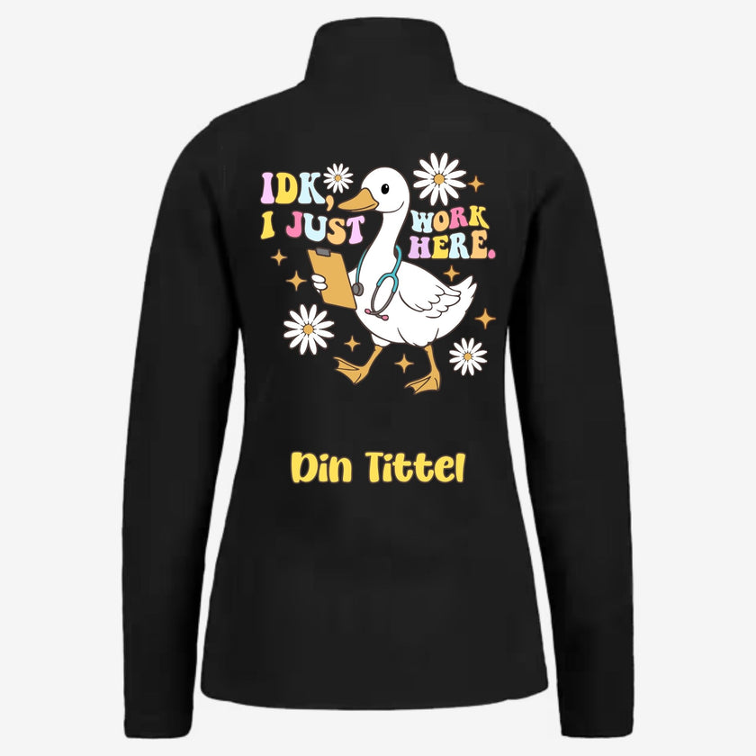 IDK - Fleecejakke med personlig trykk