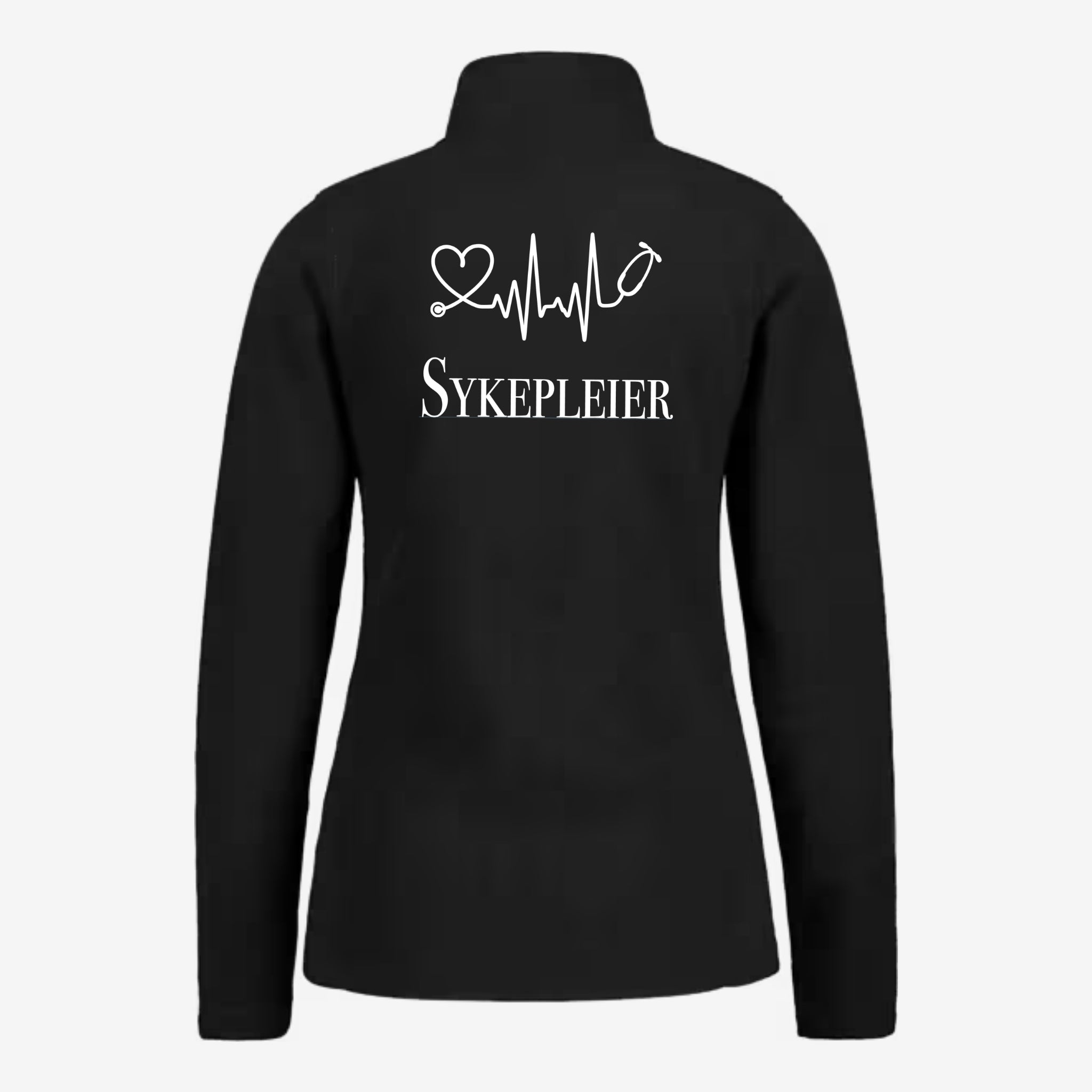 Sykepleier - Fleecejakke med personlig trykk