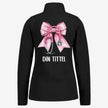 Pink Bow - Fleecejakke med personlig trykk