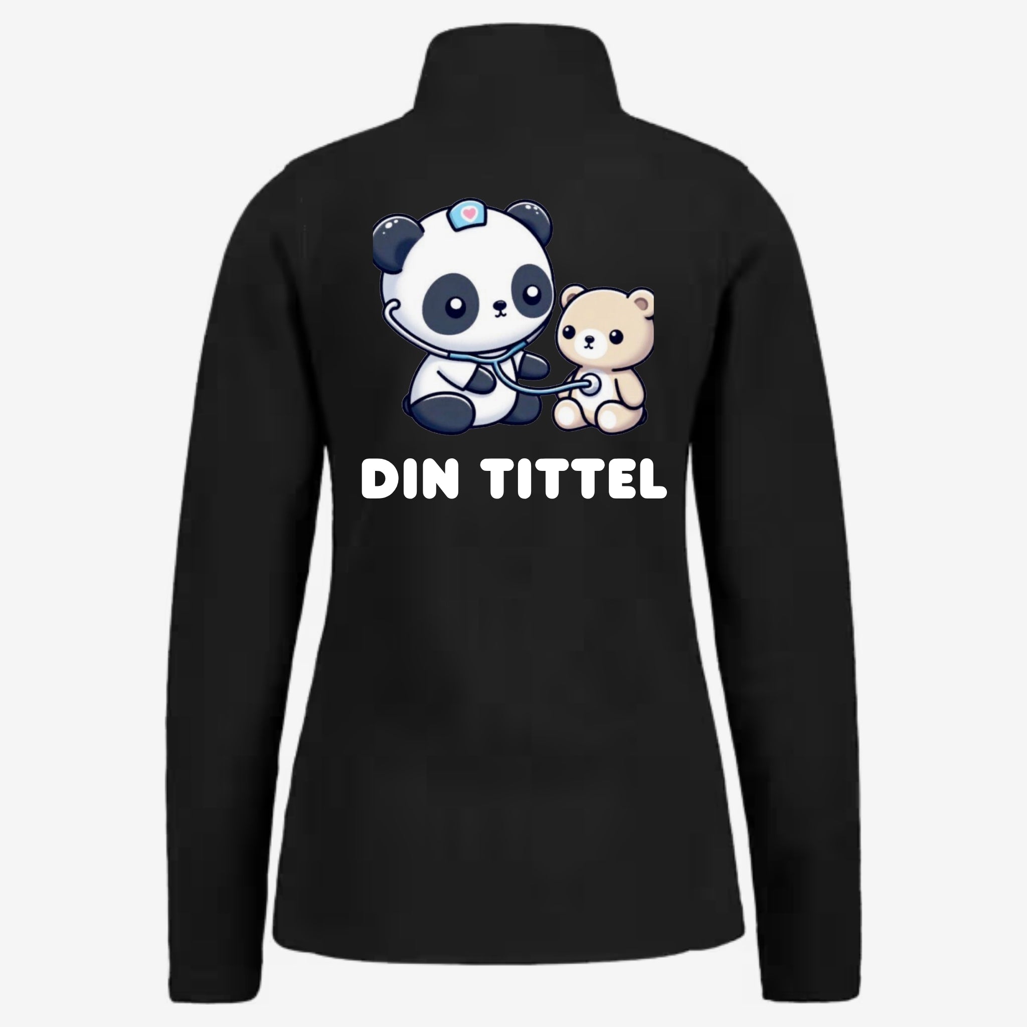 Sweet Panda - Fleecejakke med personlig design