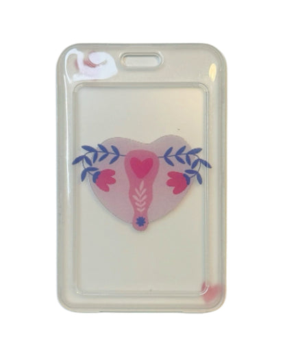 Floral Uterus – ID-kortholder