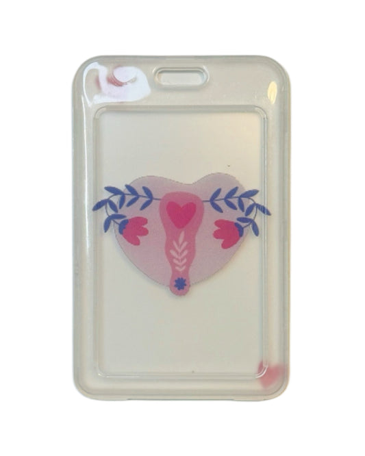 Floral Uterus – ID-kortholder