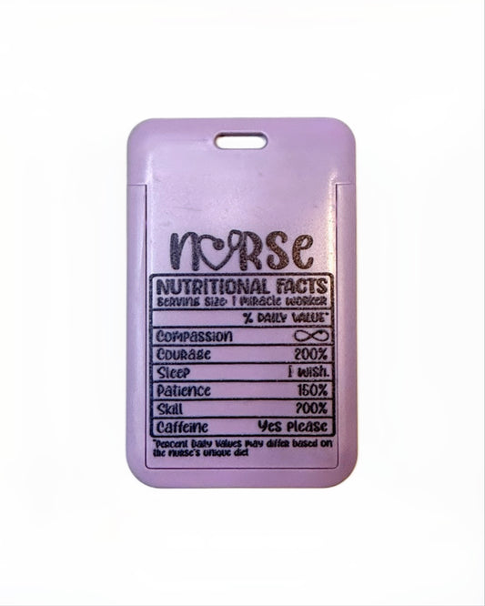 💜 Nutritional Facts – ID-Kortholder
