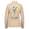 Simple Flower - Fleecejakke med personlig trykk