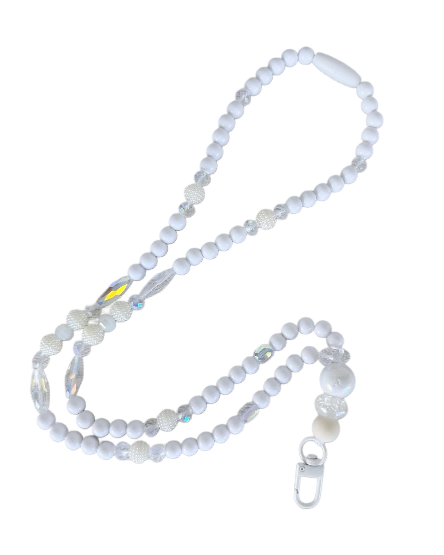 🤍 Crystal White kortsnor