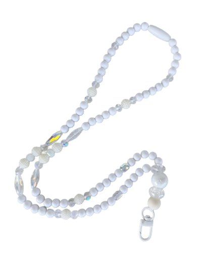 🤍 Crystal White kortsnor