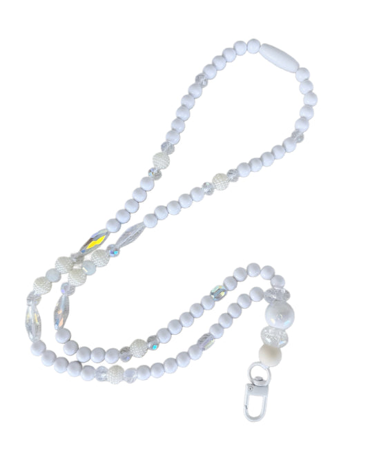 🤍 Crystal White kortsnor