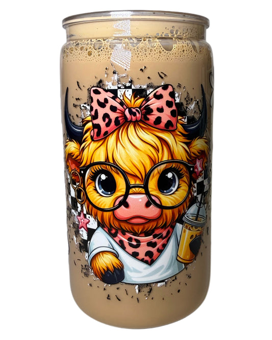 🐮 Moo Mood – Snowglobe Tumbler