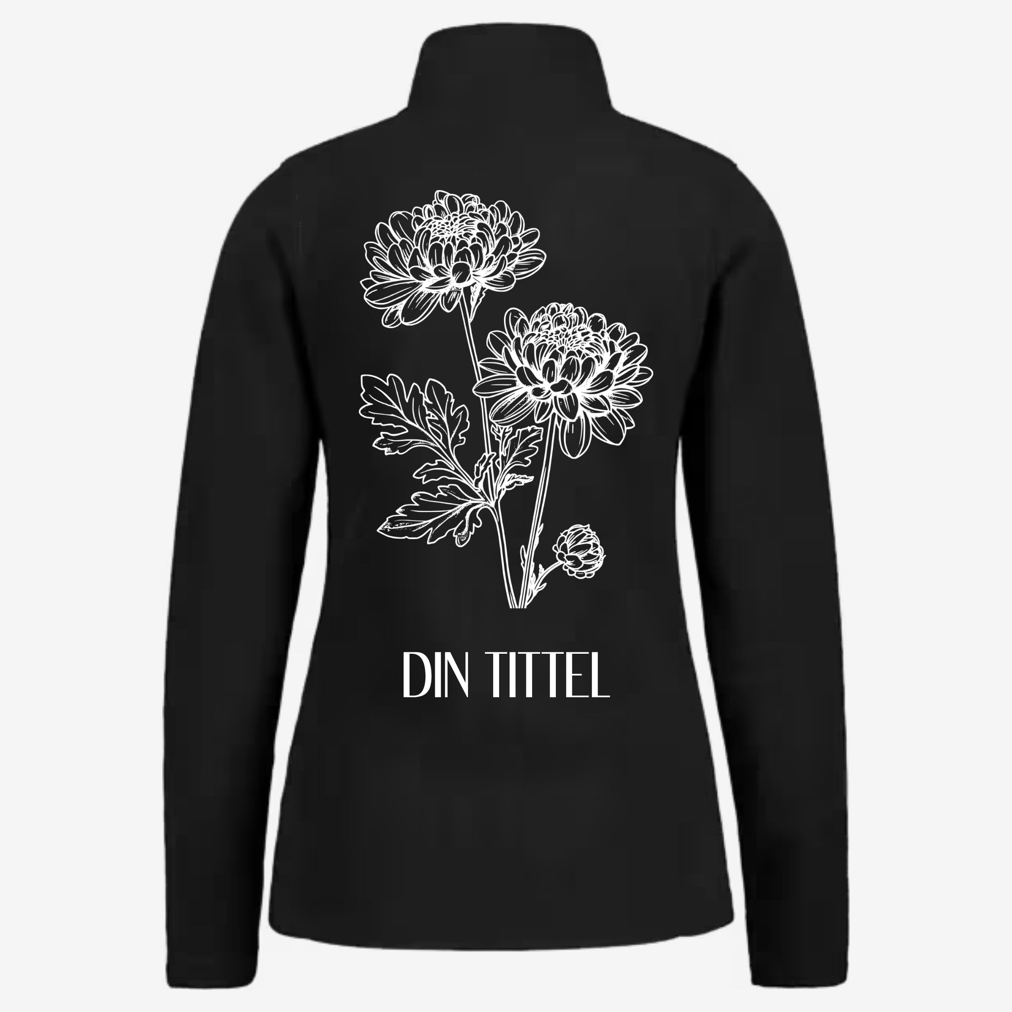 Dahlia - Fleecejakke med personlig trykk