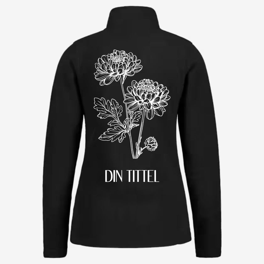 Dahlia - Fleecejakke med personlig trykk