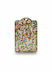 Glitter epoxy resin ID badge holder