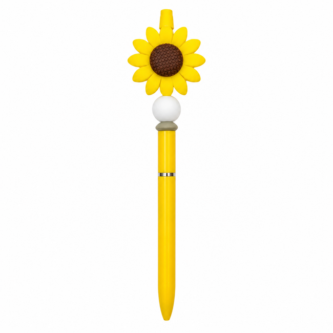 Sunflower - Håndperlet penn