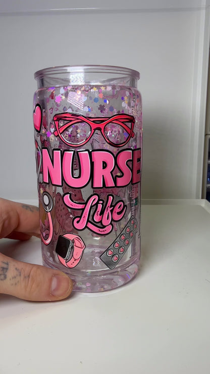 💗 Life - Snowglobe Tumbler